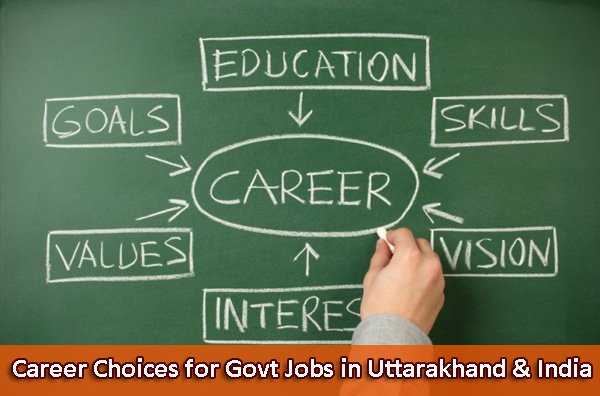 Career Choices in Uttarakhand & India for Govt Jobs