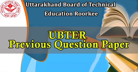 UBTER Previous Question Paper